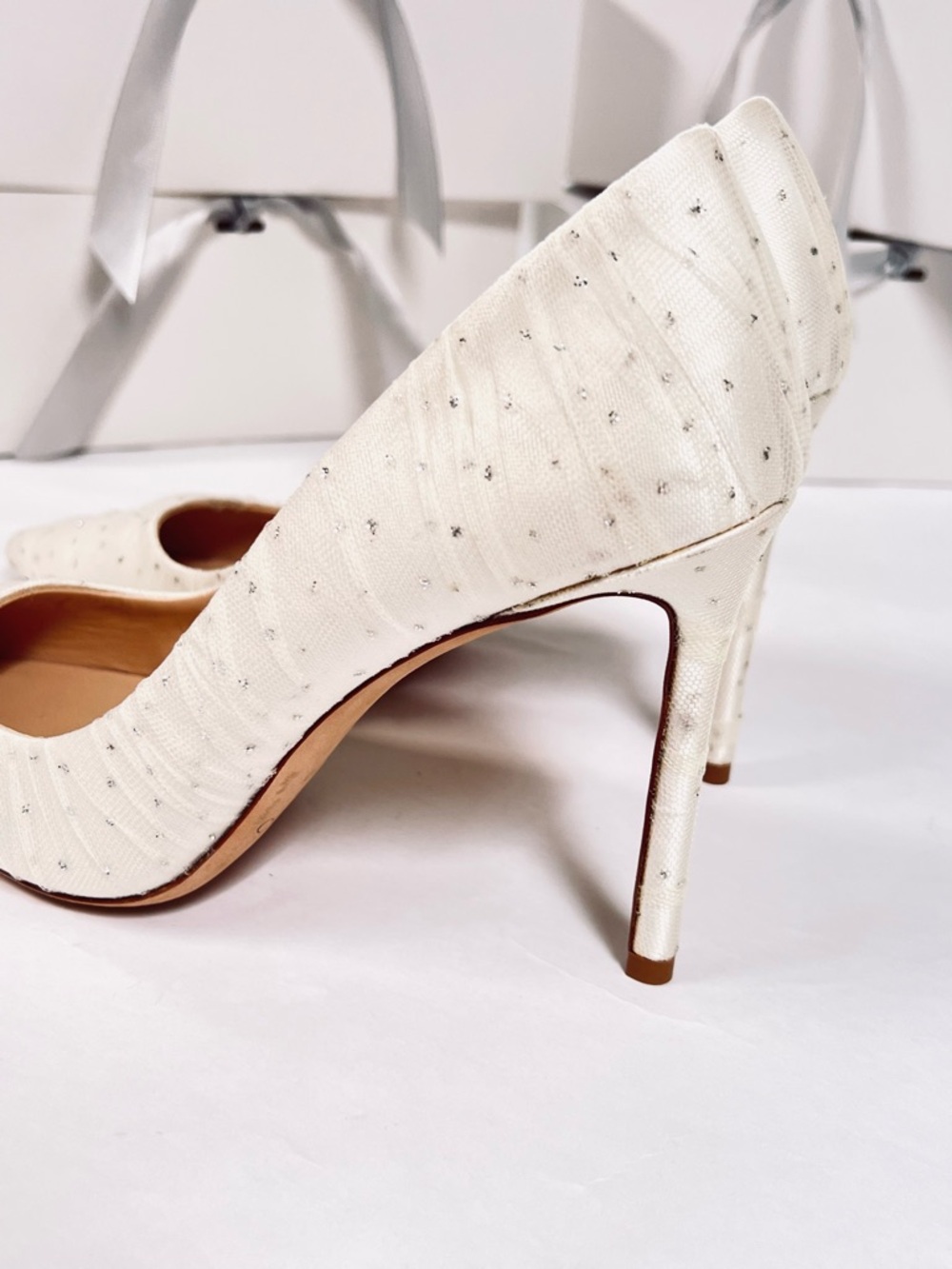 Jimmy Choo Romy 100 glitter polka dots pumps - Picture 12 of 16